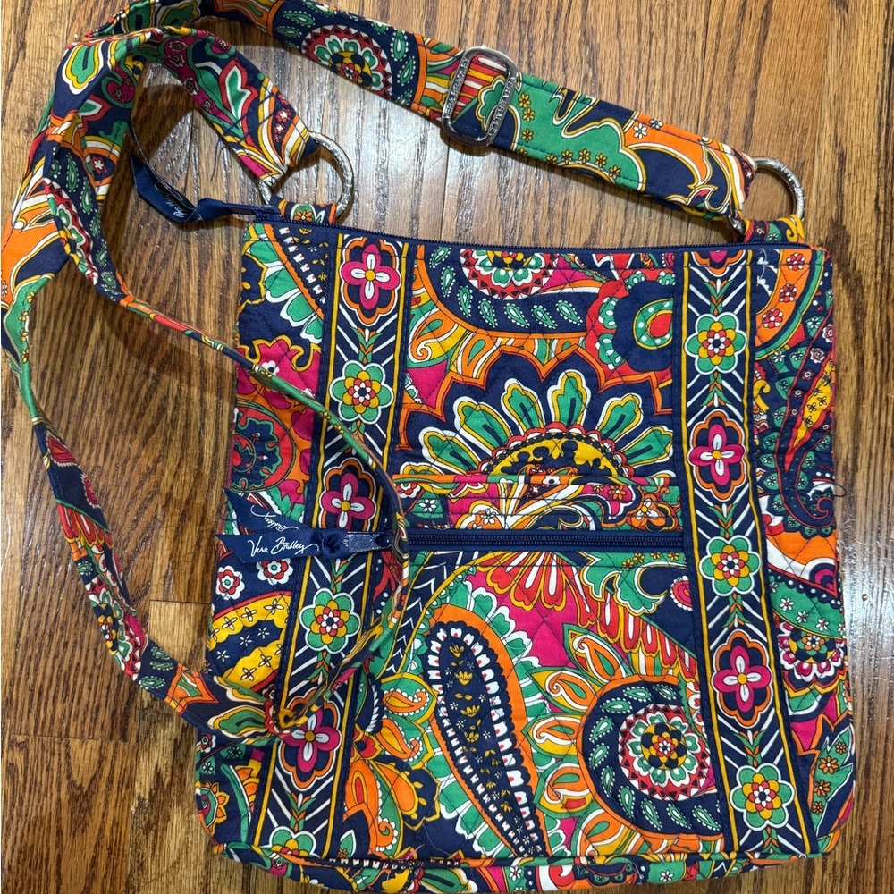 Vera Bradley Vibrant Paisley Crossbody Bag